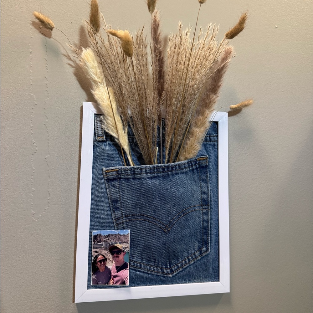 vintage jean wall decor - Picture 9 of 9